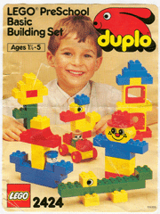 LEGO Basic Building Bucket (2424-1) set, 1989