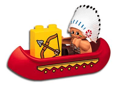 LEGO Big Chief Brown Bear (2431-1) set, 1998