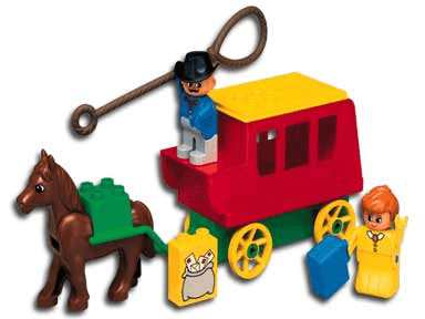 LEGO Stagecoach (2433-1) set, 1998