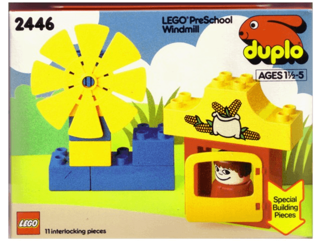 LEGO Windmill (2446-1) set, 1990