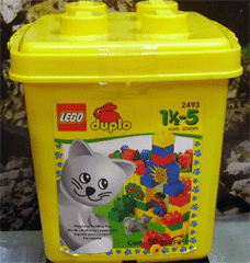 LEGO Medium Bucket (2493-1) set, 1998