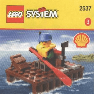 LEGO Extreme Team Raft (2537-1) set, 1998