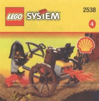 LEGO Fright Knights Fire Cart (2538-1) set, 1998