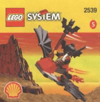 LEGO Fright Knights Flying Machine (2539-1) set, 1998