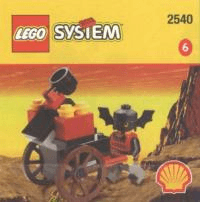 LEGO Fright Knights Catapult Cart (2540-1) set, 1998