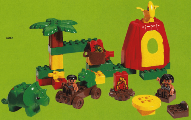 LEGO Dinosaurs Family Home (2602-1) set, 1997