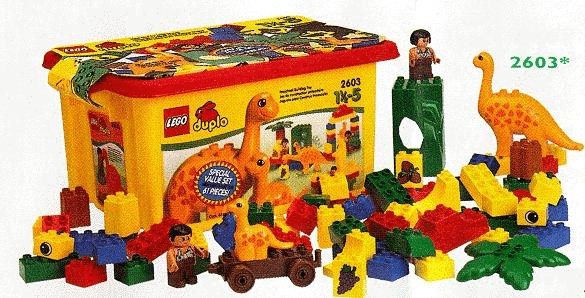 LEGO Dinosaurs Tub (2603-1) set, 1997