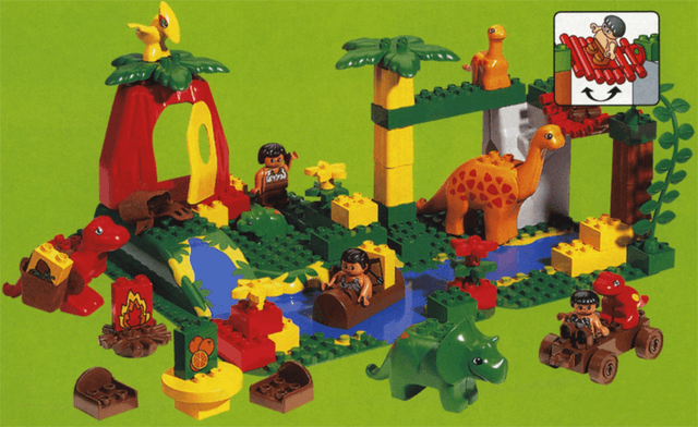 LEGO Dino World (2604-1) set, 1997