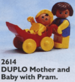 Mother and Baby with Pram