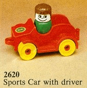 LEGO Sports Car (2620-1) set, 1980