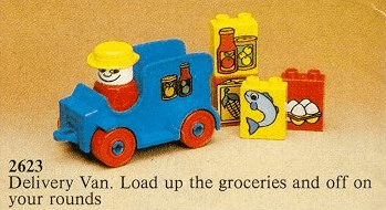 LEGO Delivery Truck (2623-1) set, 1980
