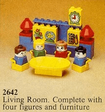 LEGO Living Room (2642-1) set, 1982