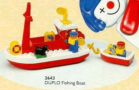 LEGO Fishing Boat (2643-1) set, 1989
