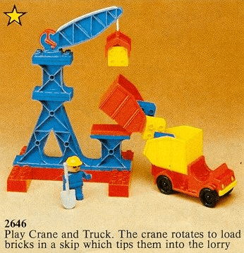 LEGO Crane Set (2646-1) set, 1983