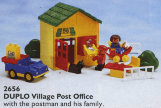 LEGO Village Post Office (2656-1) set, 1989