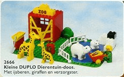LEGO Mini Zoo (2666-1) set, 1990