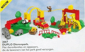 LEGO Animals Park (2667-1) set, 1995