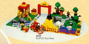 LEGO Maxi Zoo (2669-1) set, 1990
