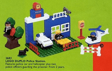 LEGO Police Station (2683-1) set, 1996