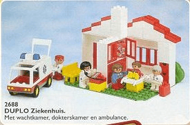 LEGO Doctor's House (2688-1) set, 1994
