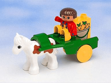 LEGO Pony Carriage (2695-1) set, 1996
