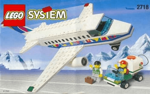 LEGO Aircraft and Ground Crew (2718-1) set, 1998