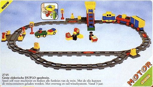 LEGO Deluxe LEGO DUPLO Battery Cargo Train (2745-1) set, 1996
