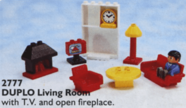 LEGO Living Room (2777-1) set, 1991