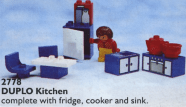 LEGO Kitchen (2778-1) set, 1991