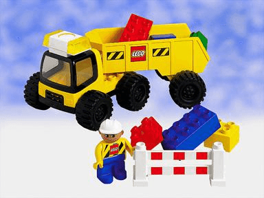LEGO Big Wheels Tipper Truck (2808-1) set, 1999