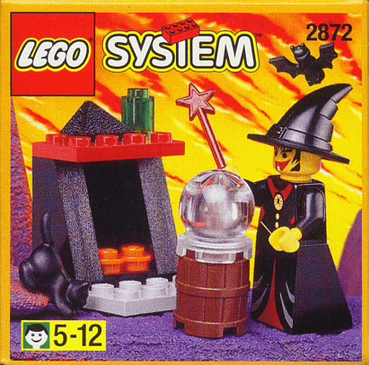 LEGO Witch and Fireplace (2872-1) set, 1997