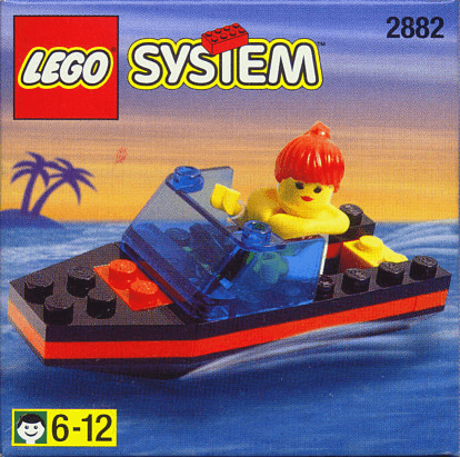 LEGO Speedboat (2882-1) set, 1997
