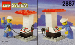 Petrol Station Attendant and Pump
