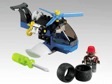 LEGO Helicopter (2909-1) set, 2000