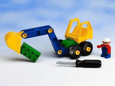 LEGO Mini Digger (2915-1) set, 1995