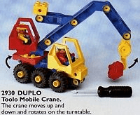 LEGO Mobile Crane (Crane Truck) (2930-1) set, 1992