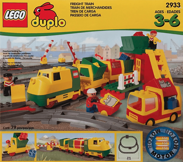 LEGO Deluxe Train Set with Motor (2933-1) set, 2000