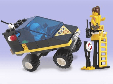 LEGO Res-Q Lifeguard (Life Guard Res-Q) (2962-1) set, 1998