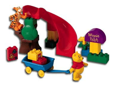 LEGO Tigger's Slippery Slide (2985-1) set, 1999