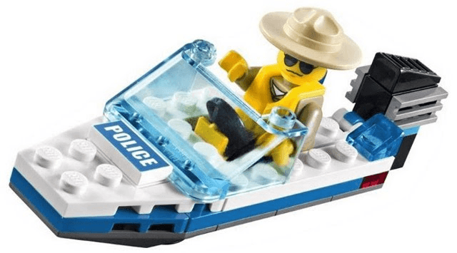 LEGO Police Boat polybag (30017-1) set, 2012
