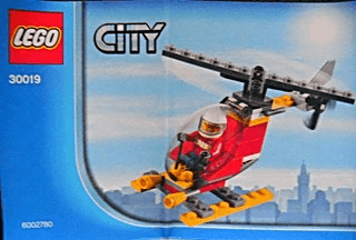 LEGO Fire Helicopter polybag (30019-1) set, 2012