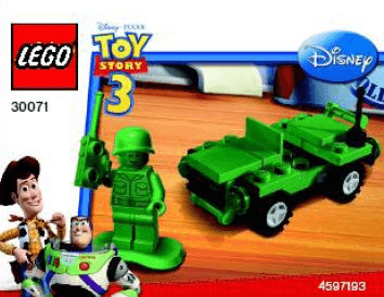 LEGO Army Jeep polybag (30071-1) set, 2010