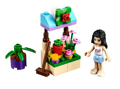 LEGO Emma's Flower Stand polybag (30112-1) set, 2013