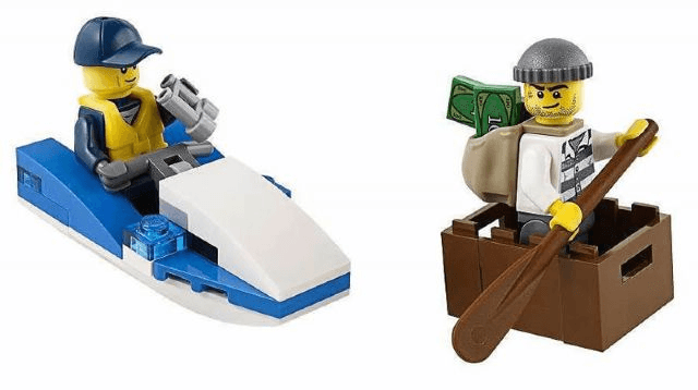 LEGO Police Watercraft polybag (30227-1) set, 2014