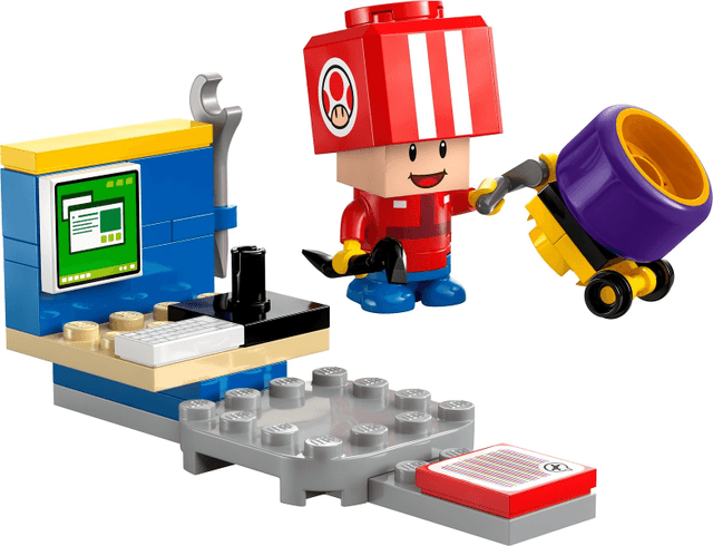 LEGO Toad (Pit Crew) paper bag / polybag (30702-1) set, 2025