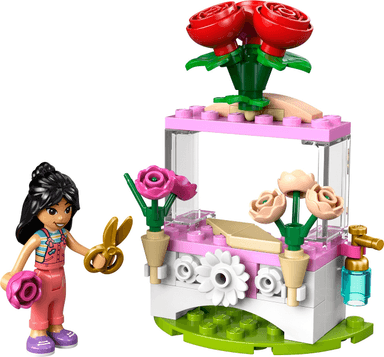 Flower Stand with Roses paper bag