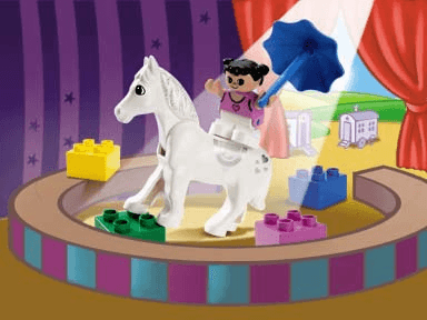 LEGO The Circus Princess (3087-1) set, 2001