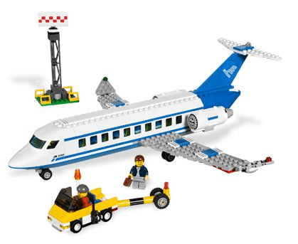 LEGO Passenger Plane (3181-1) set, 2010