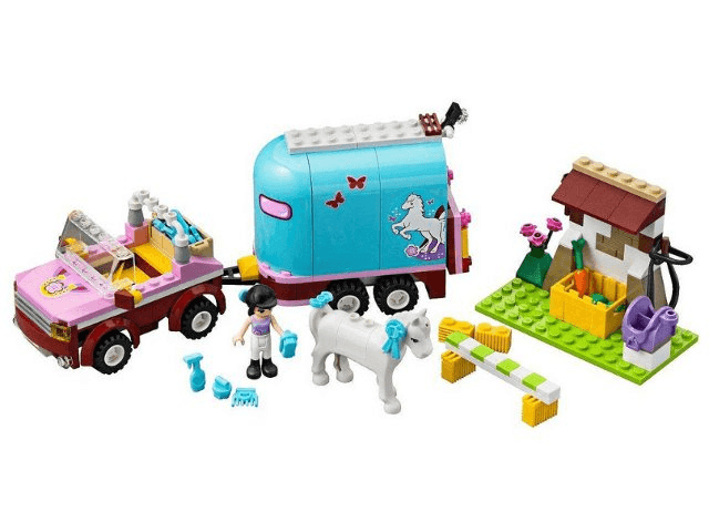 LEGO Emma's  Horse Trailer (3186-1) set, 2012