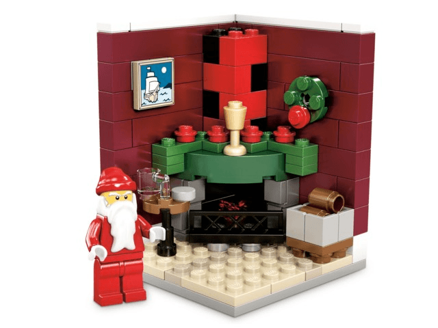 LEGO Fire Place Scene (Limited Edition 2011 Holiday Set (2 of 2)) (3300002-1) set, 2011